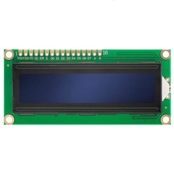 LCD کاراکتری 2×16 بک لایت آبی