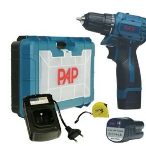 دریل شارژی براشلس 18 ولت لیتیوم 2 دور 2 باتری (موتور بزرگ) مدل BD-1815 پی ای پی P.A.P