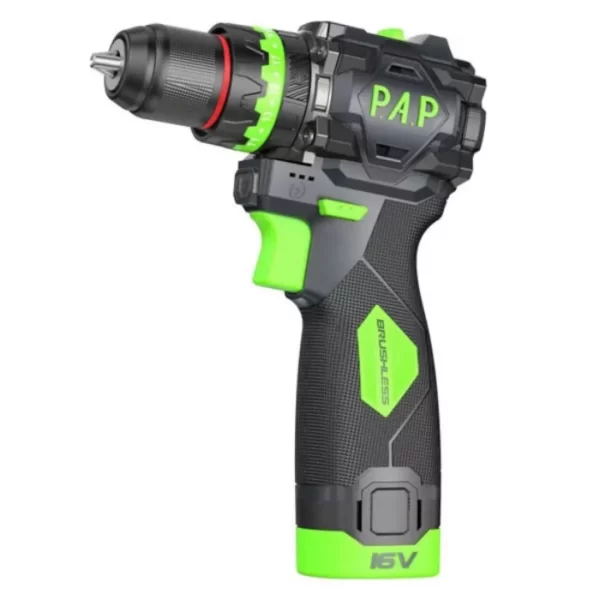 دریل شارژی پی ای پی چکشی دو باتری مدل BiD-1615